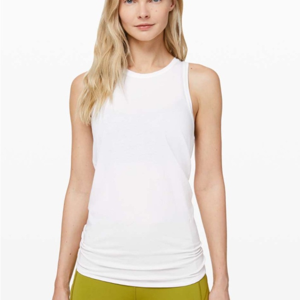 Lululemon All Tied Up Tank White